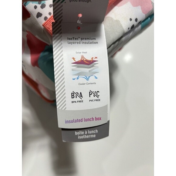 NWT Thermos Brand Insulated Lunch Kit Bag Girl's IsoTec Premium No BPA - Picture 5 of 8